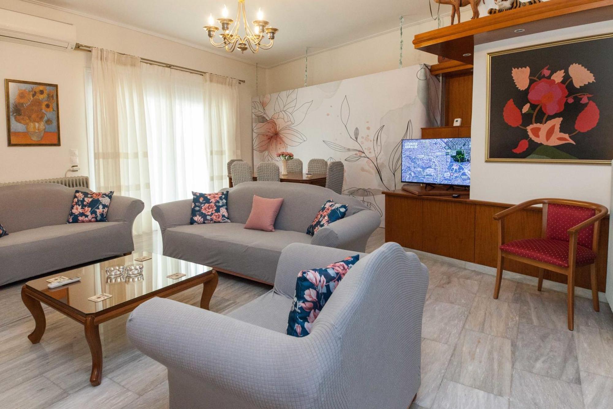Classical 2 Bd Beauty Apt In Peaceful Chalandri Athen Eksteriør billede
